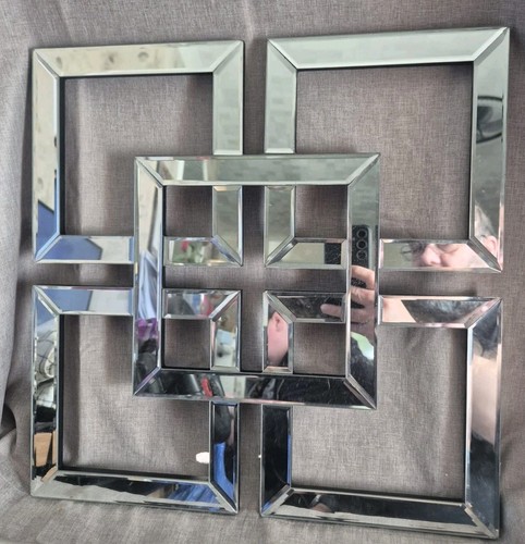 Art deco mirrored wall - art,