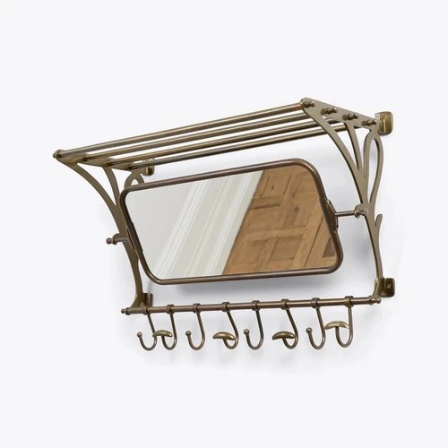 Coat rack mirror luggage - coat,