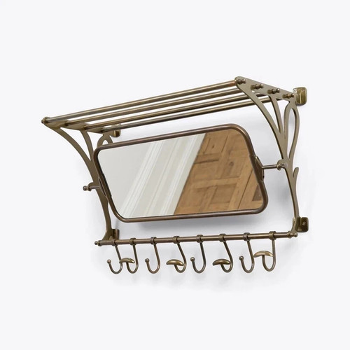 Coat rack mirror - coat, luggage
